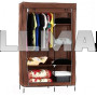 Тканевый шкаф складной STORAGE WARDROBE KM-105 на 2 секции 106х45х170 см